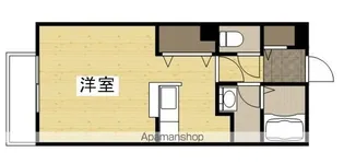 ラフィネ中島B棟【1階】の間取り