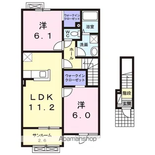マレッサ【2階】の間取り