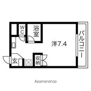 TOWNみやび【2階】の間取り