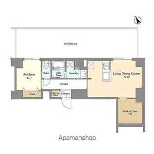 KDXレジデンス西調布【6階】の間取り