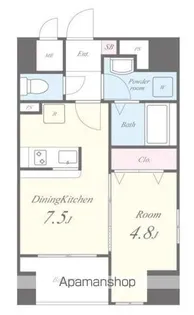 ペイサージュ文京【6階】の間取り