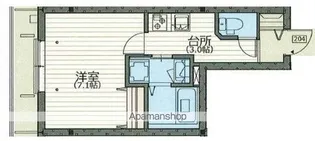 フォルトゥーナ友紀【204号室】の間取り