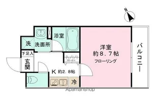 レオ四拾五番館【2階】の間取り
