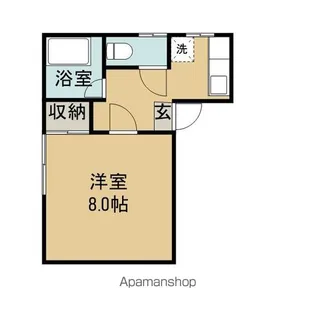 レジデンスコスモ上堂【2階】の間取り