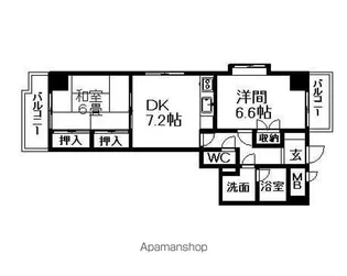 ITOH壱番館【501号室】の間取り