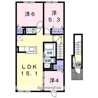 スペランツァ【2階】の間取り
