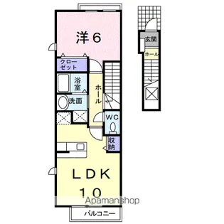 アイリスA【2階】の間取り
