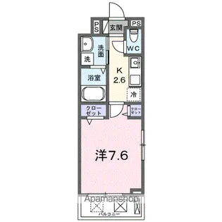ライム周南【2階】の間取り