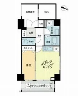 プレセダン板橋本町【5階】の間取り