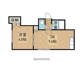 ハイツエミール【102号室】の間取り