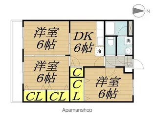 アイデイズ【2A号室】の間取り
