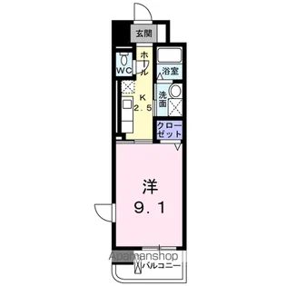 グランツ柏の葉【3階】の間取り