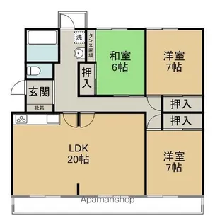 メゾネット一宮【2階】の間取り