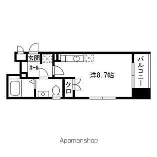 コンフォート上杉【703号室】の間取り