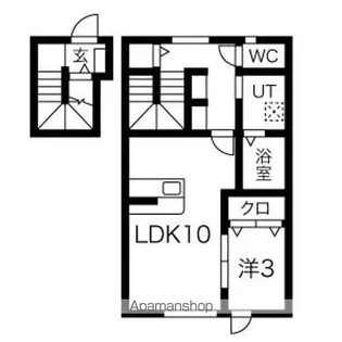 INFINITY SAGAE・I【2階】の間取り