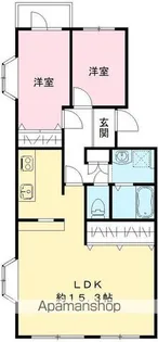 第六サンハイツ大森【410号室号室】の間取り