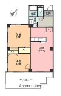 シルク壱番館【3階】の間取り