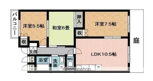 エストマンション【1階】の間取り