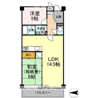 リヴィエール レジョン【5階】の間取り