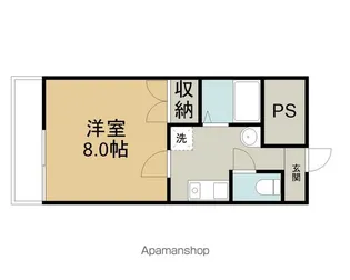 コーポビッグイン【303号室】の間取り