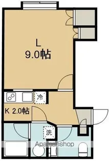 Uコートアネックス【105号室】の間取り