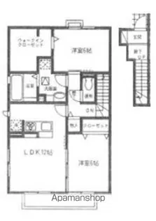 アモールⅤ【2階】の間取り