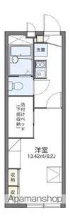 レオパレス庚午中【1階】の間取り