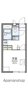 レオパレスエスポワール秋桜【1階】の間取り
