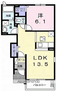 MAISON DE AUBEB【1階】の間取り