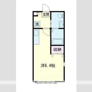 Wレジデンス横浜東白楽【1階】の間取り