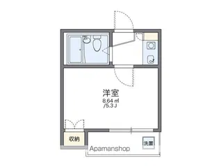 レオパレス上板橋【2階】の間取り