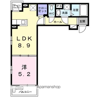 ル・リアン柏の葉Ⅱ【3階】の間取り