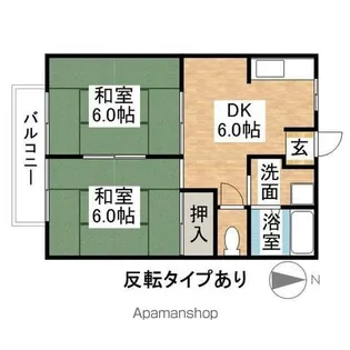 アットホーム小川【1階】の間取り