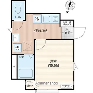 さくらコーポ2【1階】の間取り