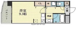 サンロワール江坂【4階】の間取り