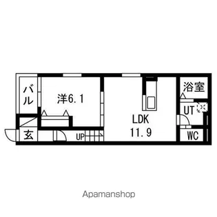リヴェール神郷【2階】の間取り