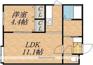 ディスティニーⅡ【2階】の間取り