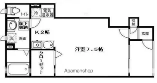 ルシエール姫路【1階】の間取り