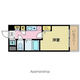 メゾンドヴィレ大濠【11階】の間取り