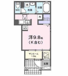 グラシオッソ【1階】の間取り