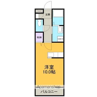 SUN RIVER uno【2階】の間取り