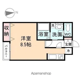 オーベルジュ駅南4丁目【2階】の間取り