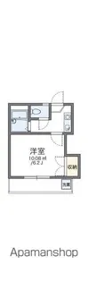 レオパレス下松【205号室】の間取り