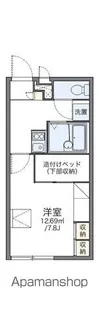 レオパレスサンシャインコーボー【1階】の間取り