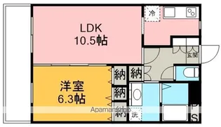 グランドゥール【4階】の間取り