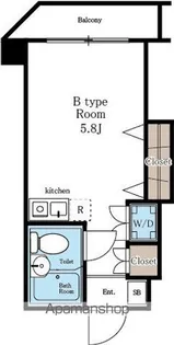 ベルドミール王子【2階】の間取り