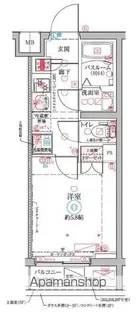 クレヴィスタ横浜大口【5階】の間取り
