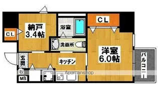 ディアコート宿屋町【10-A号室】の間取り