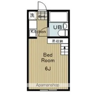 テイスト今池【1D号室】の間取り