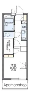 レオパレス朝日【1階】の間取り